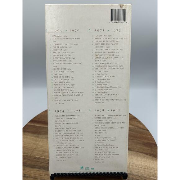 Vintage Carpenters From The Top 4 CD Box Set 1991 A&M Records Pop Soft Rock - Picture 2 of 16